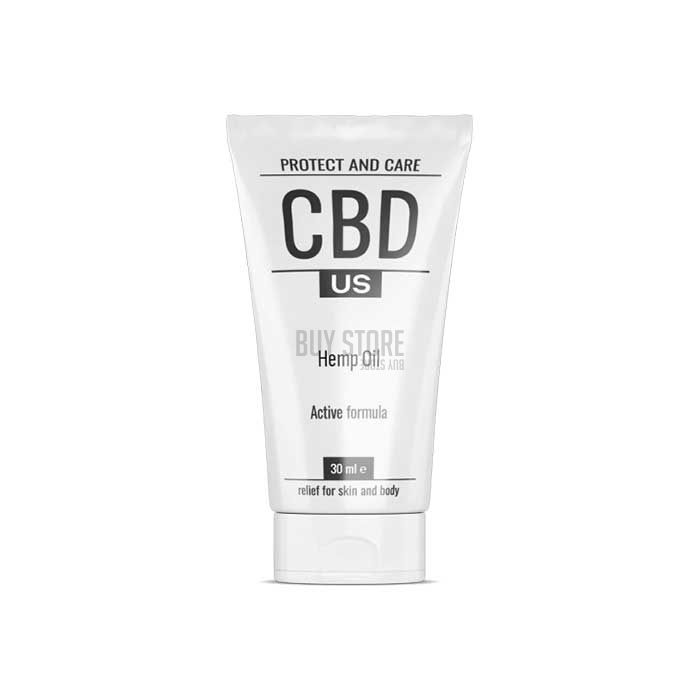 CBDus - creme com base no componente cbd da moda para restaurar as articulações