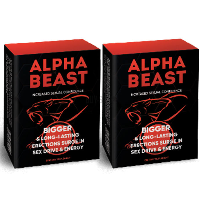 Alpha Beast caps - potenciador da libido masculina